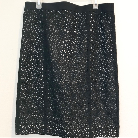 DKNY Eyelet Lace Detail Button Up (M)